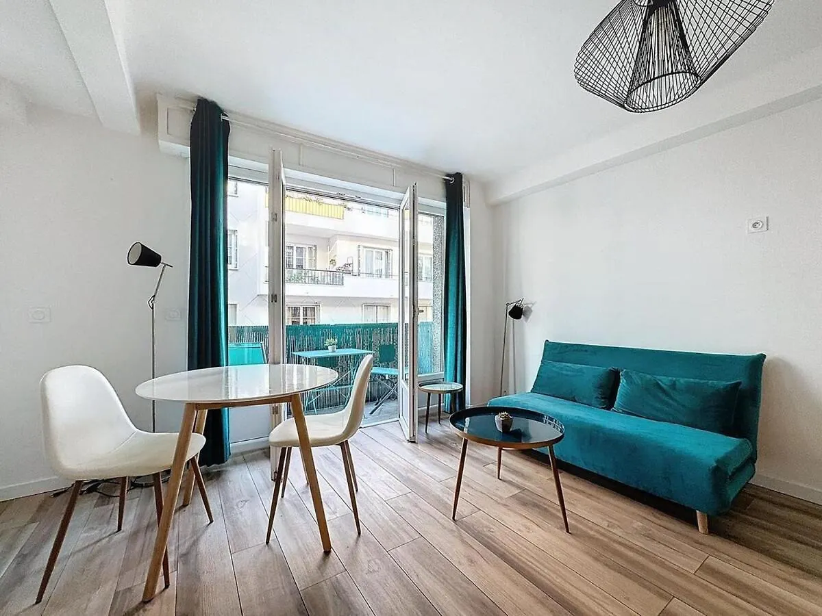 Apartment Studio Proche Gare, Balcon Cannes